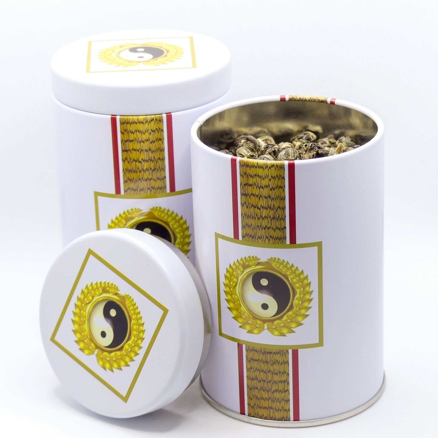 Bezaubernde Teedose mit Yin - Yang - Symbol - LaTree