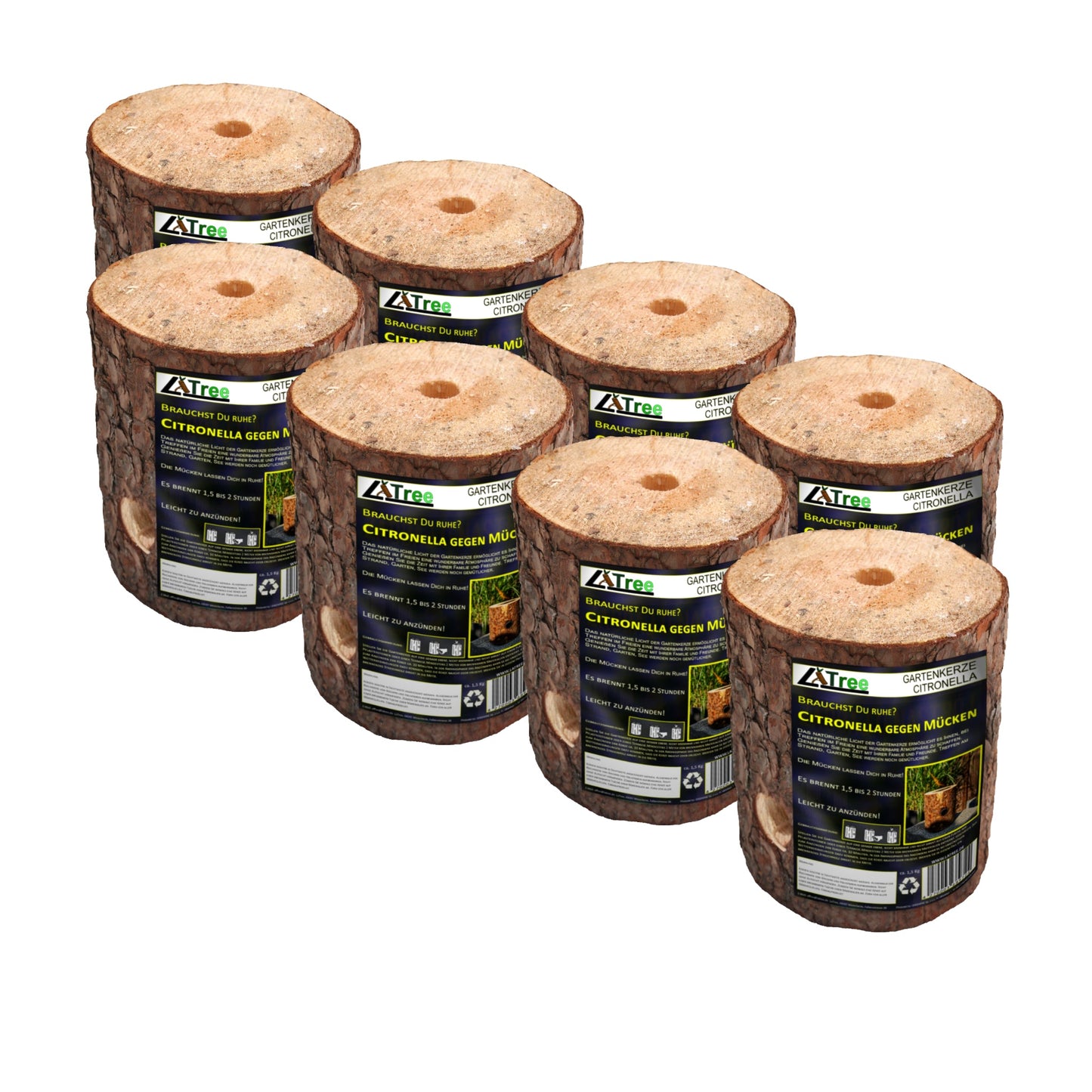 Schwedenfeuer Gartenkerze Fackel x8 - LaTree